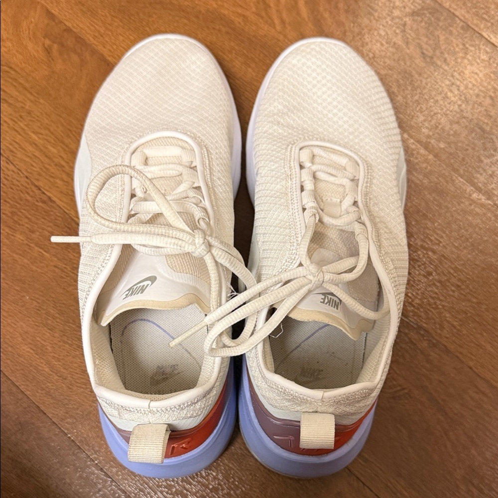Nike Beige and Lavender Athletic Shoes